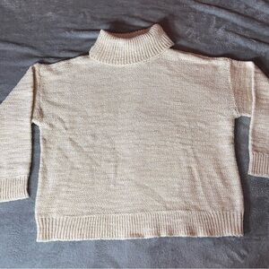 Cozy Cream Turtleneck Sweater